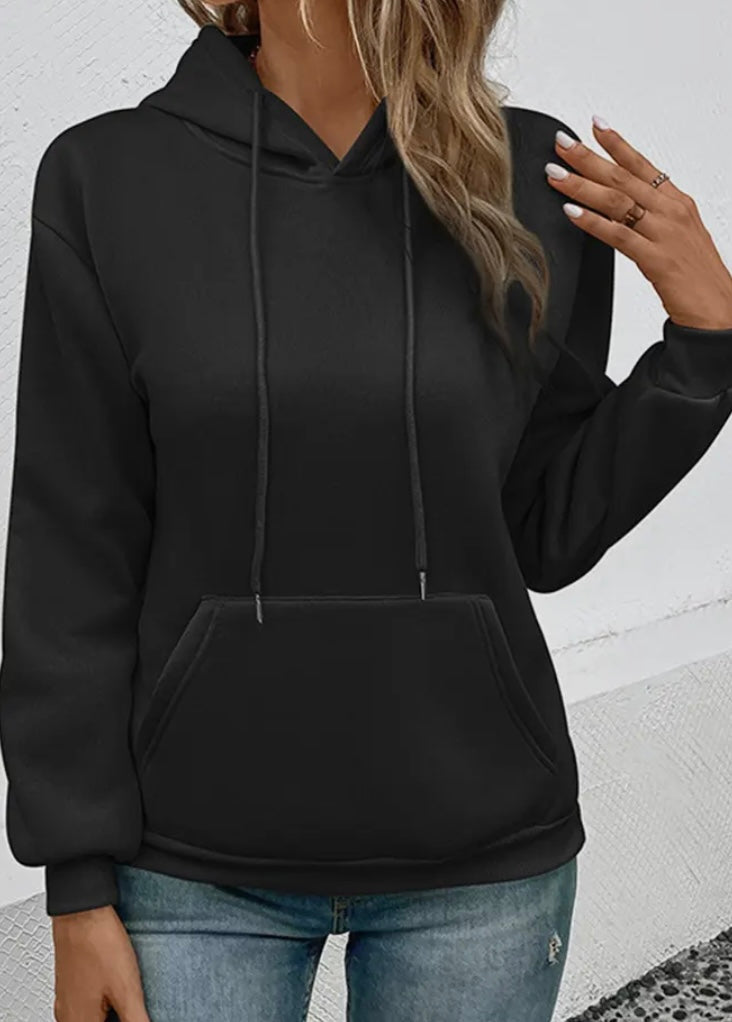 Black Kangaroo Pocket
Hoodie