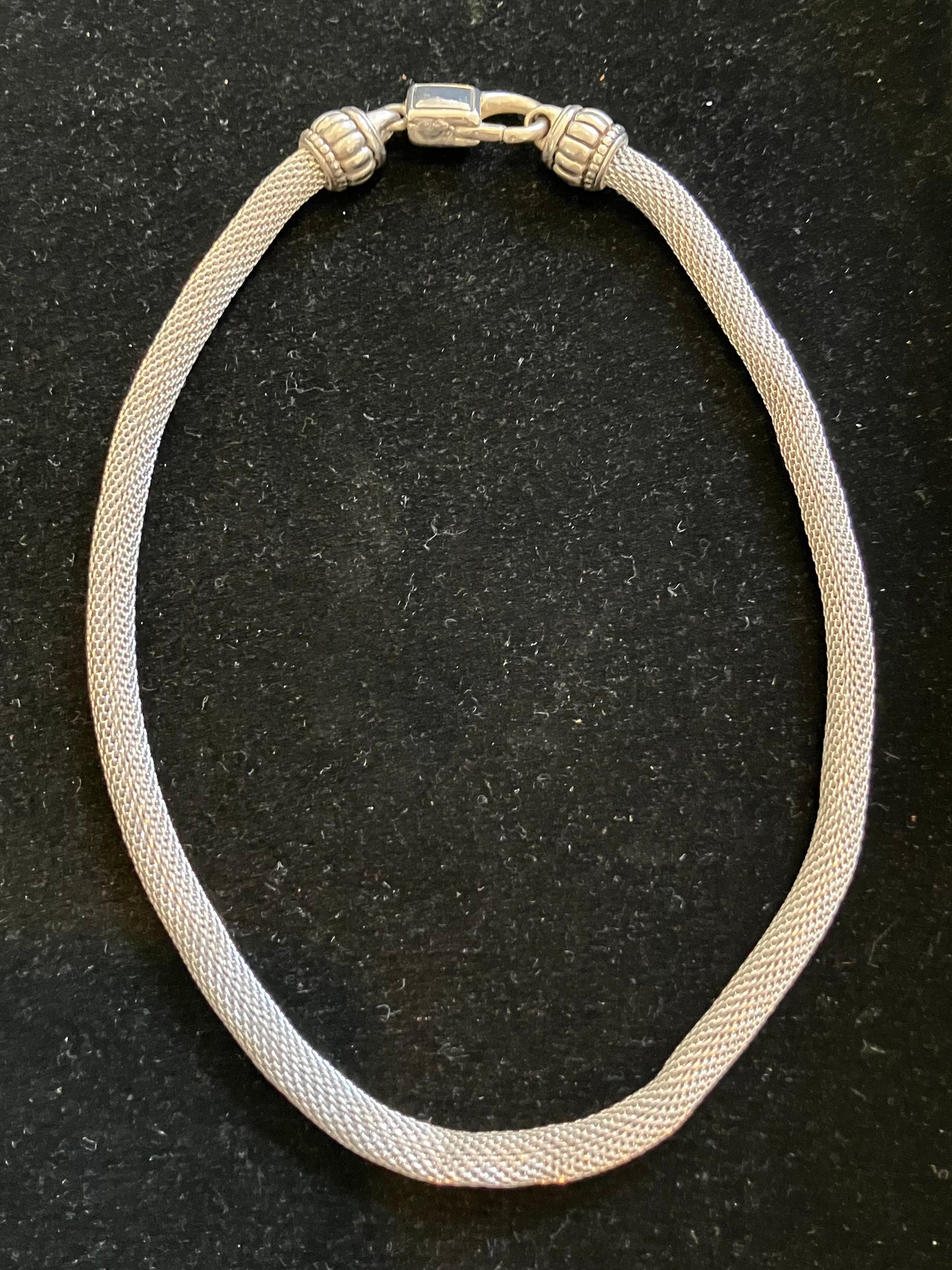 Silver Mesh Choker