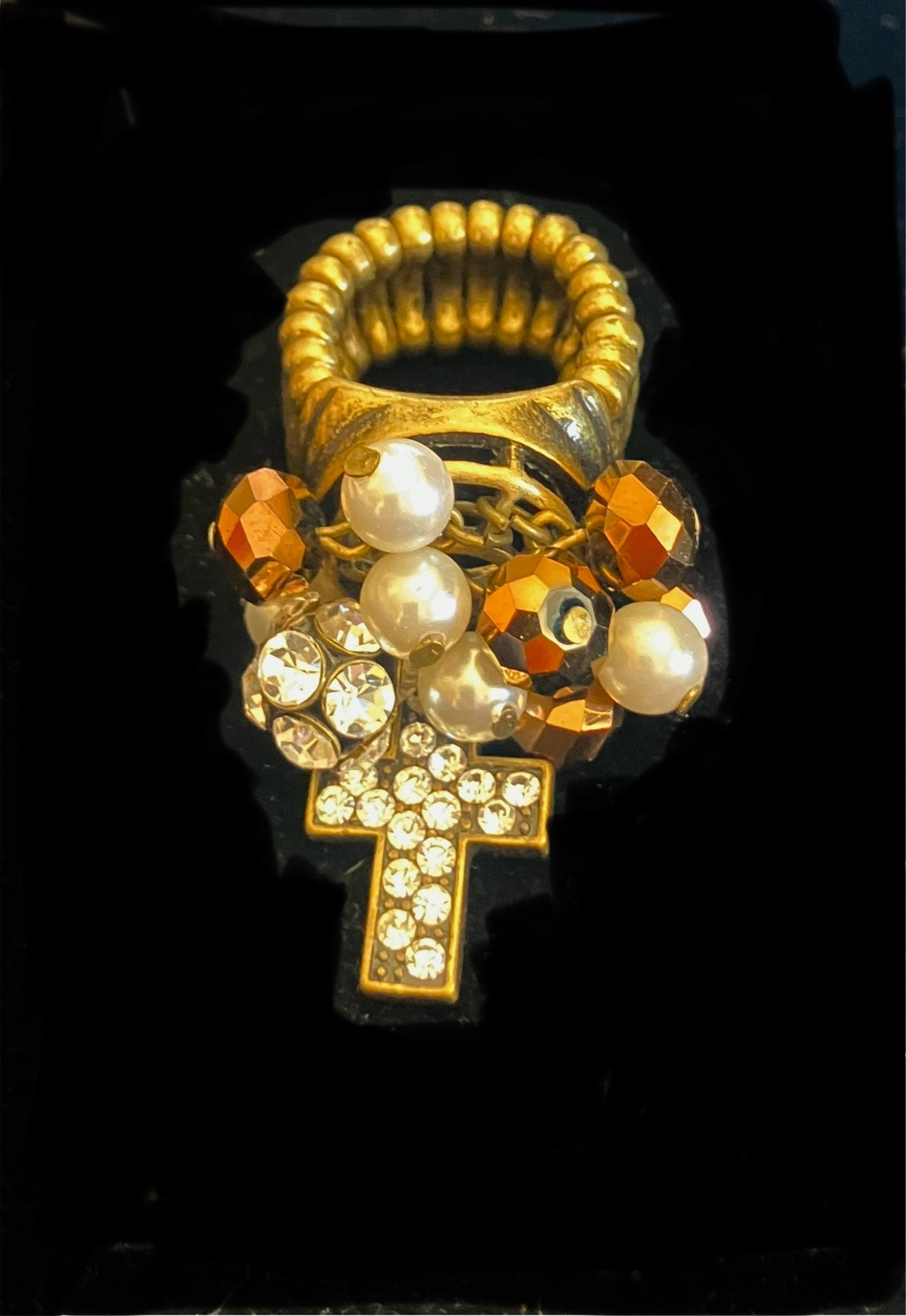 Cross Bauble Ring