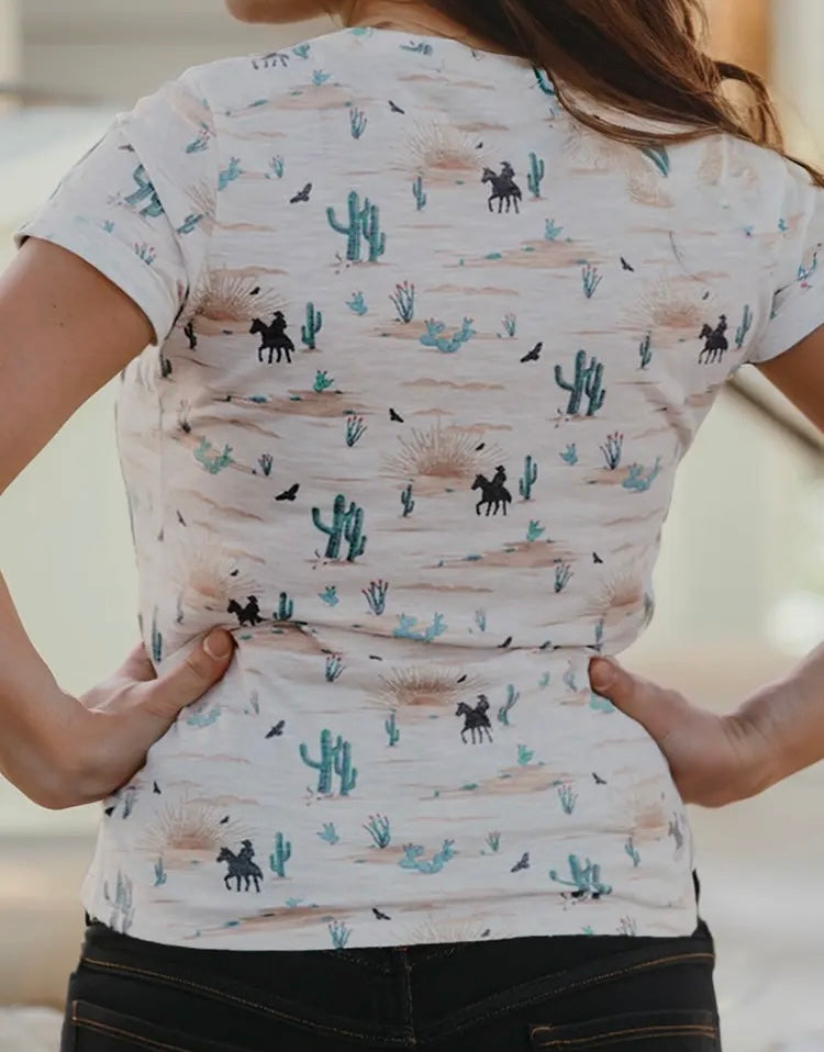 Cactus Print T-Shirt