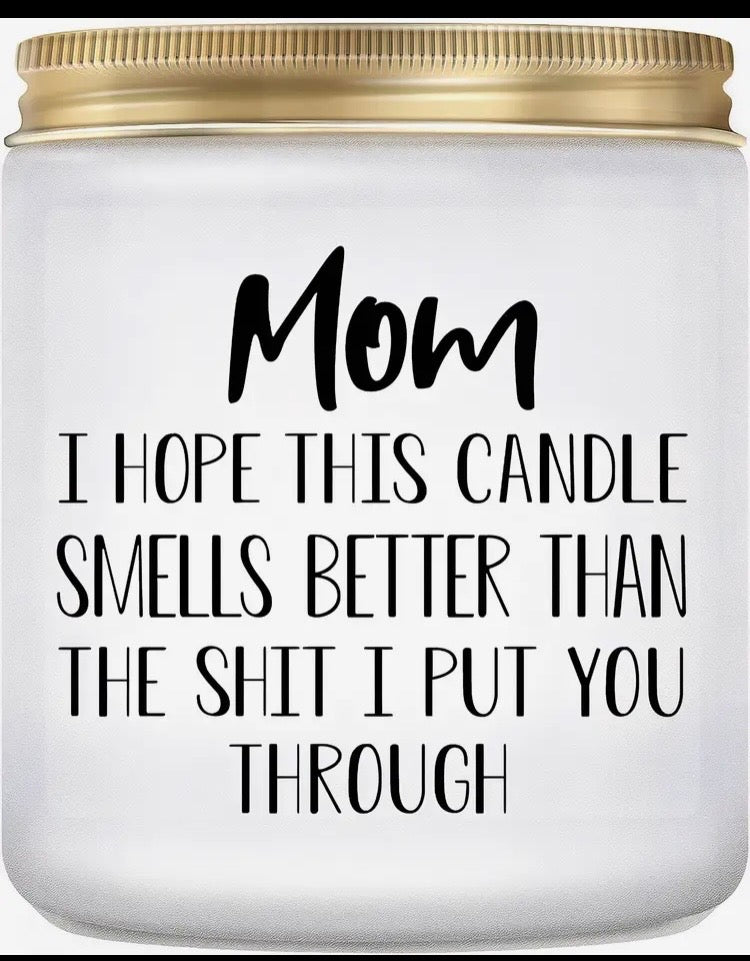 Funny Mom Vanilla Candle