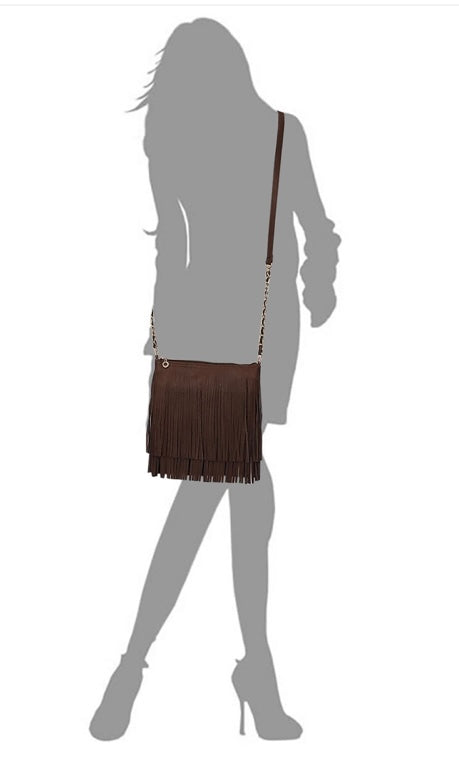 Turquoise Western Fringe Cross Body Bag