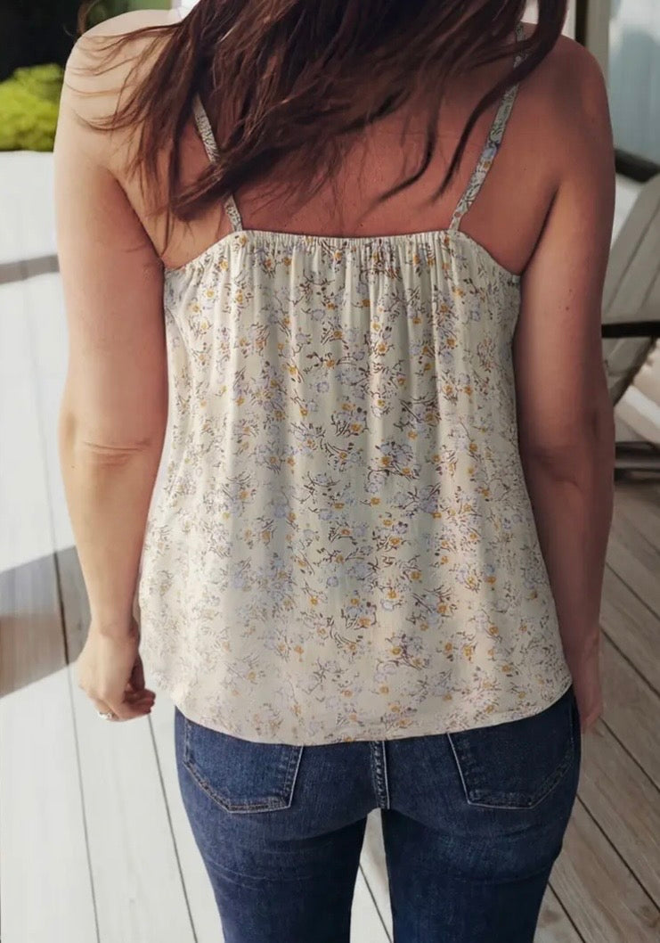 Boho Floral Tank Top