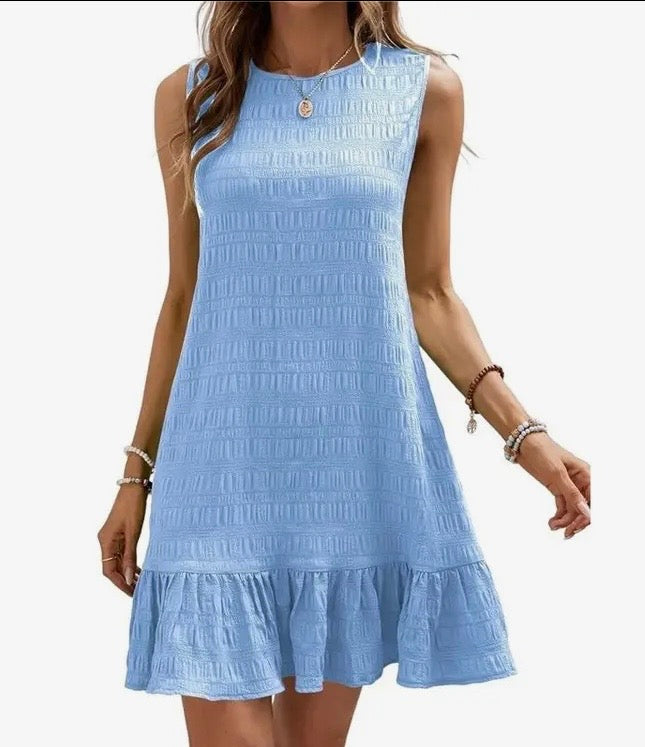 Light Blue Sleeveless Dress