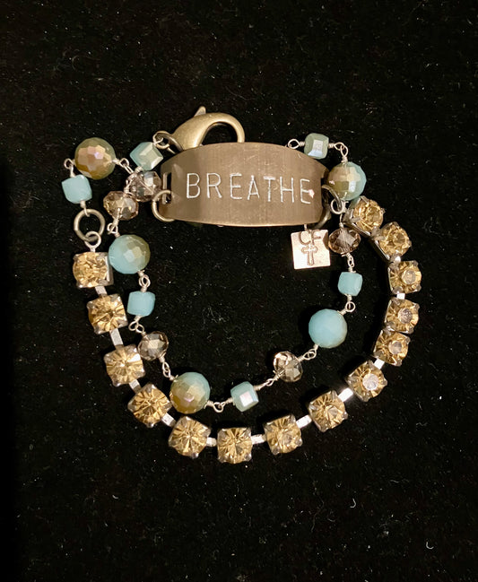 “Breathe” Wrap Bracelet