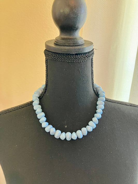 Light Blue Chunky Necklace