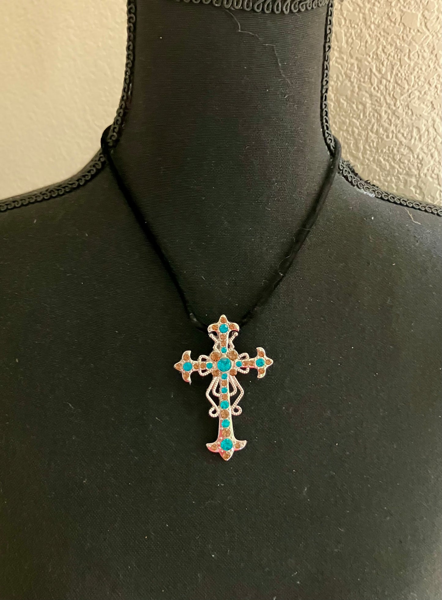 Crystal Cross Necklace
