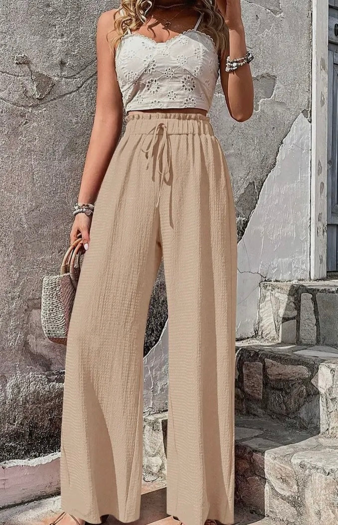 Tan Wide Leg
Pants