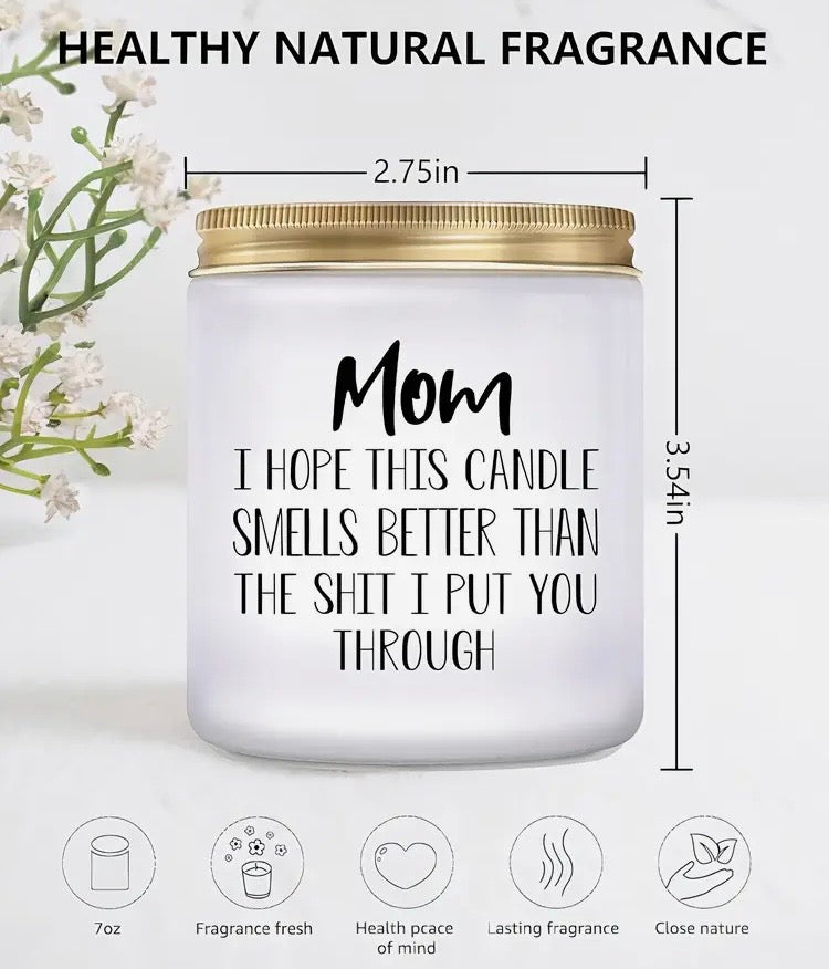 Funny Mom Vanilla Candle
