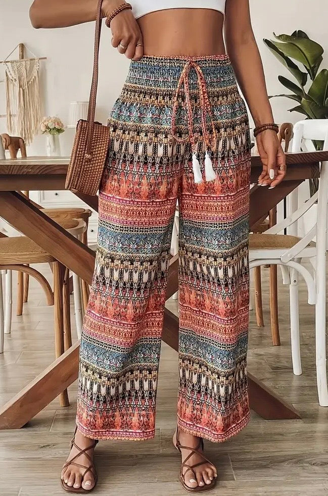 Boho Wide Leg Pants