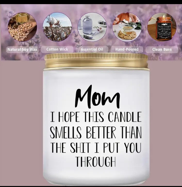 Funny Mom Vanilla Candle