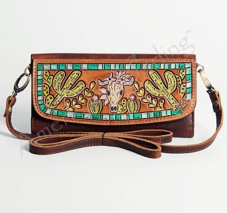 Cactus & Cow Wallet / Crossbody