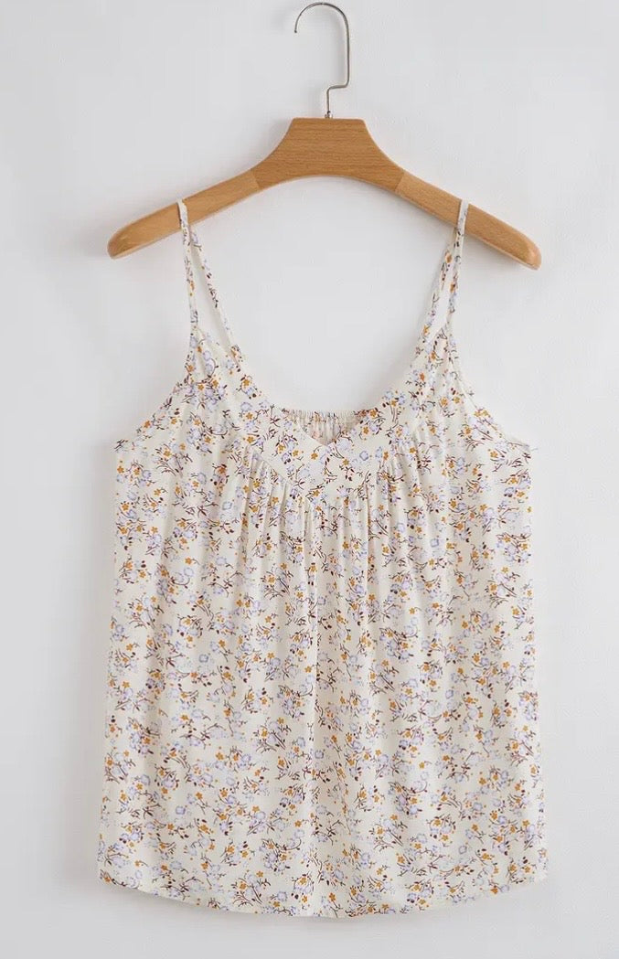 Boho Floral Tank Top