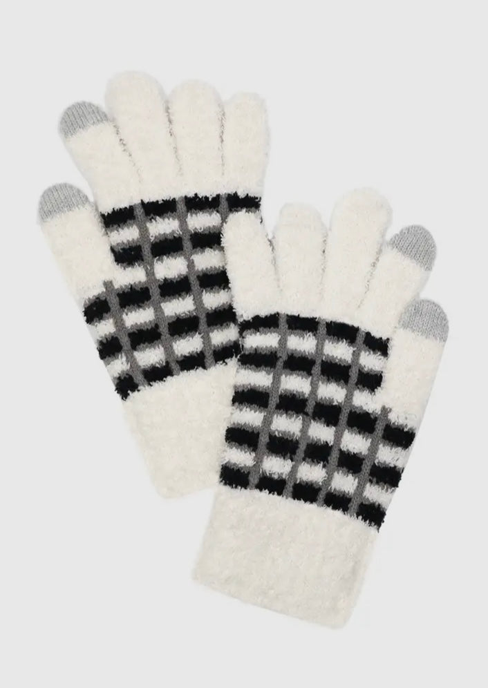 Black & White Stripe
Smart Gloves